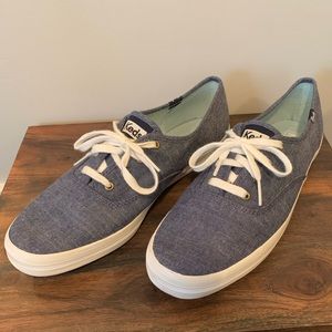 Keds Blue Chambray Sneaket Size 9.5